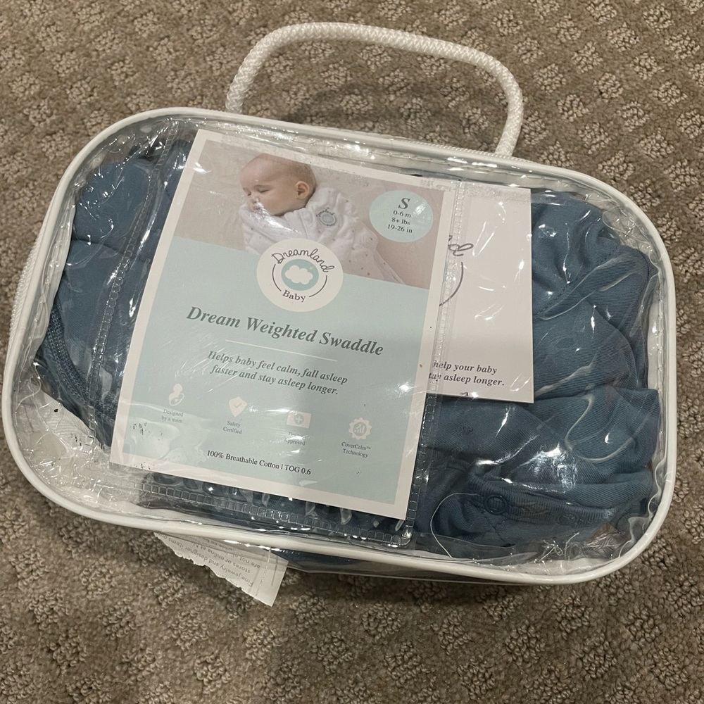 Weighted swaddle blanket size small